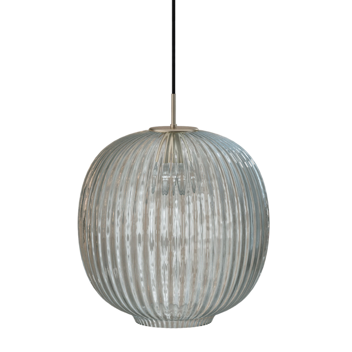 Edgeform Vibra loftlampe i nuancen smoke, 35 cm, designet af Rune Krøjgaard