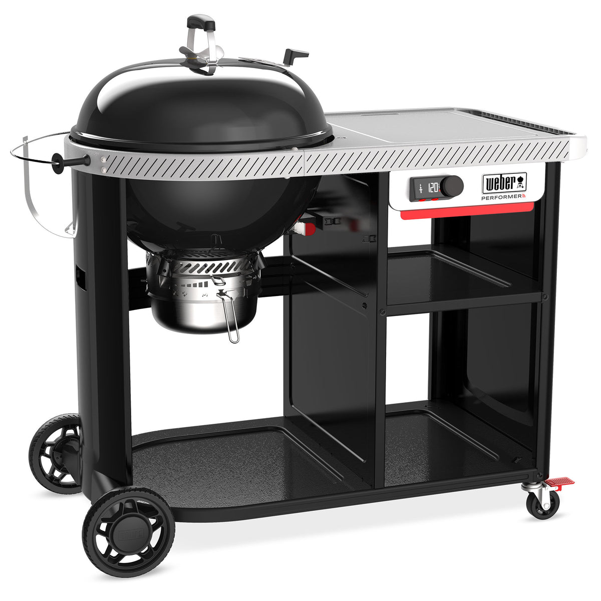 Weber Performer Deluxe Smart kulgrill på 57 cm med arbejdsstation