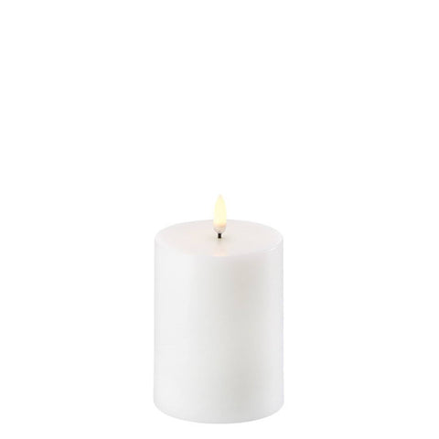 UYUNI LED bloklys på 10 cm med realistisk flamme