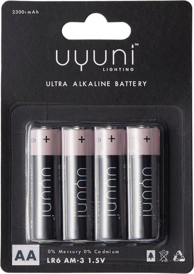 Se Uyuni AA Battery, 1,5V, 2300mah 4 Pack - Led Stearinlys ❤ Stort online udvalg i Uyuni ❤ Meget billig fragt og hurtig levering: 1 - 2 hverdage - Varenummer: MGS-S00568183 og barcode / Ean: 5708311300448 på lager - Udsalg på Bolig - Interiør - Lysestager - LED Stearinlys Spar op til 63% - Over 785 kendte brands på udsalg