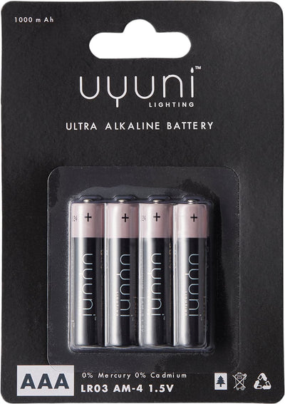 Se Uyuni AAA Battery, 1,5V, 1000mah 4 Pack - Led Stearinlys ❤ Stort online udvalg i Uyuni ❤ Meget billig fragt og hurtig levering: 1 - 2 hverdage - Varenummer: MGS-S00568184 og barcode / Ean: 5708311300417 på lager - Udsalg på Bolig - Interiør - Lysestager - LED Stearinlys Spar op til 64% - Over 857 kendte brands på udsalg