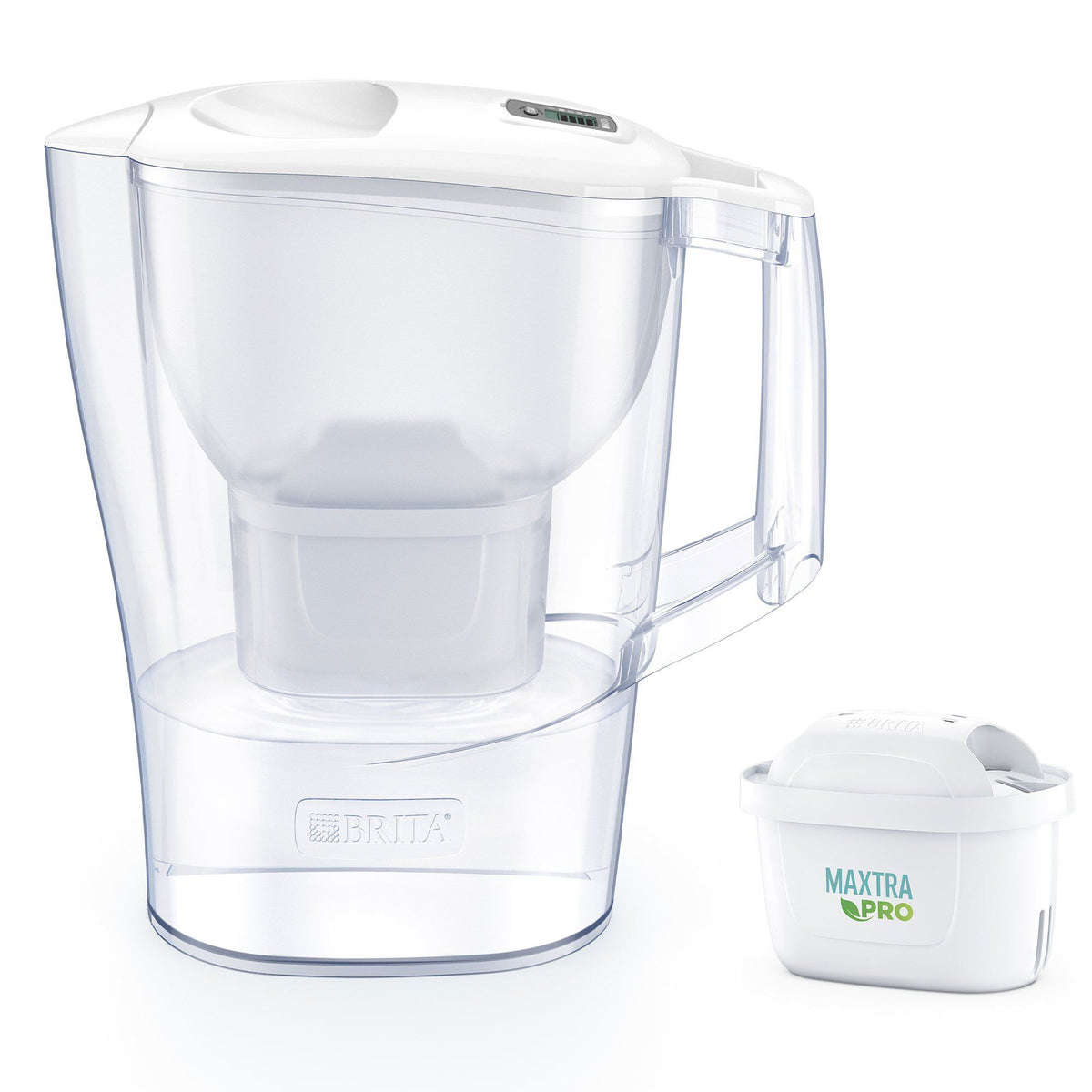 Hvid Brita Aluna vandfilterkande med MAXTRA PRO filter