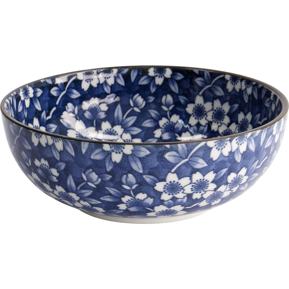 Tokyo Design Studio Blue Sakura porcelænsskål Ø20 cm i blå og hvid