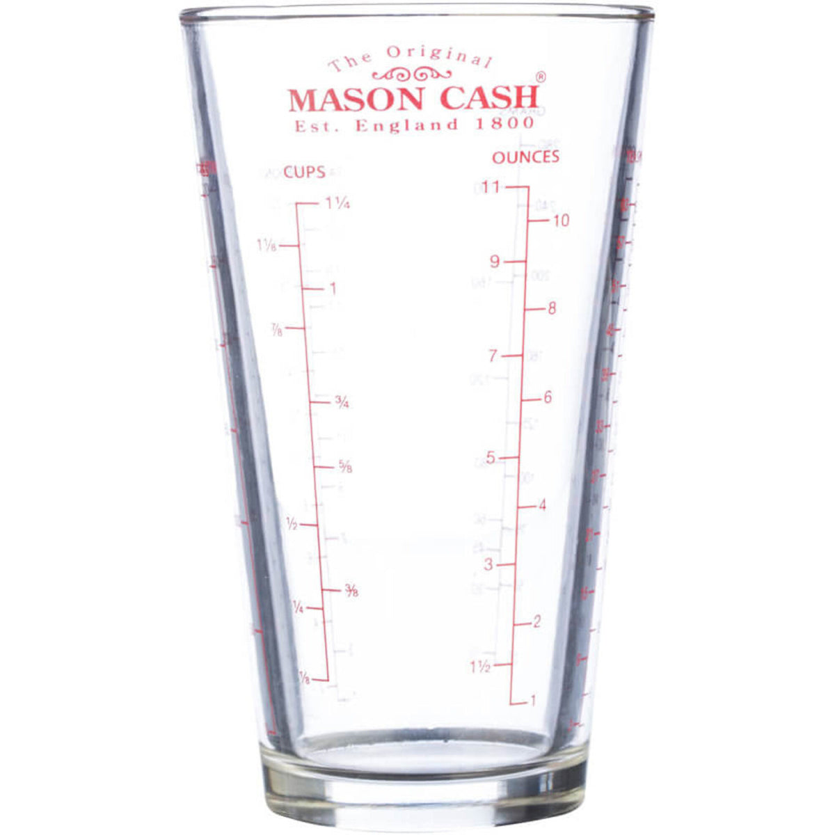 Mason Cash målekande i glas med plads til 300 ml