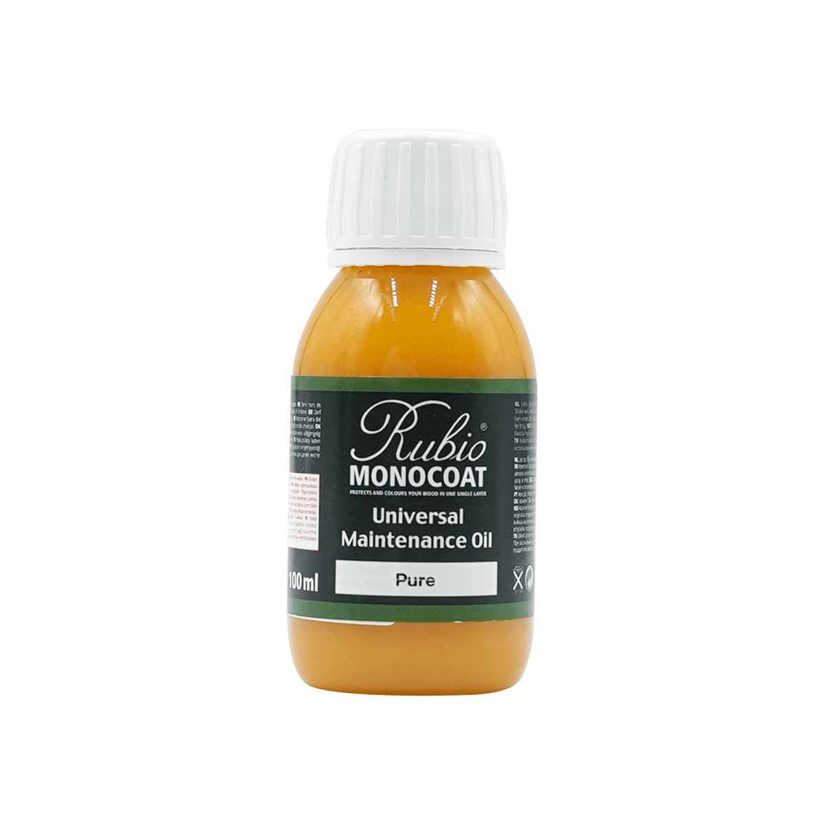 Rubio Monocoat Universal Maintenance Oil i Pure, 100 ml flaske