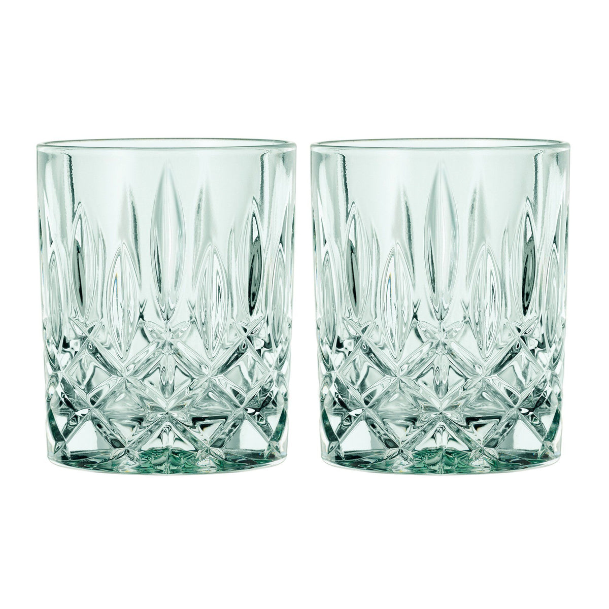Grønt Nachtmann Noblesse tumblerglas med rudemønster, 29,5 cl