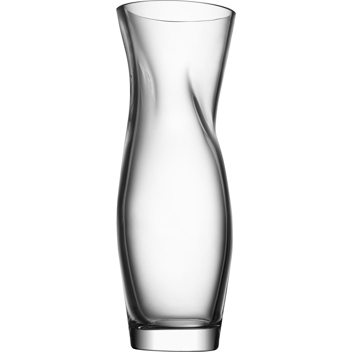 Klar Orrefors Squeeze vase på 34 cm designet af Lena Bergström