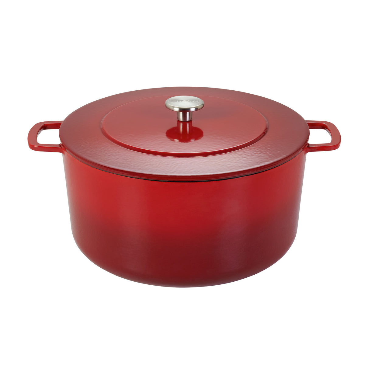 Combekk støbejernsgryde i farven cherry, Ø32 cm og 12 liter