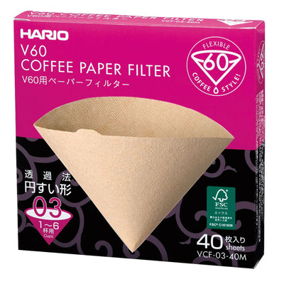 Se Hario V60 Filter Paper 03 40 Stk Natural ✔ Kæmpe udvalg i  HARIO - Køb online på udsalg og tilbud lige nu ✔ Hurtig levering: 1 - 2 Hverdage samt billig fragt - Varenummer: BAR-1419984 og barcode / Ean: 4977642723252 på lager - Udsalg på Køkken | Kaffe og Te Udstyr | Pour Over Kaffe Spar op til 51% - Over  857 kendte brands på udsalg