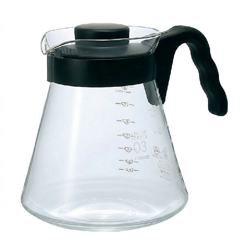 Hario V60 Coffee Server glaskande på 1000 ml til pour-over kaffe