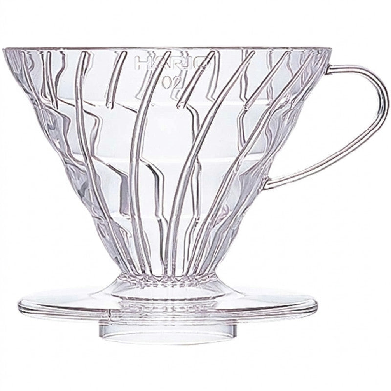 Hario V60 kaffedripper størrelse 02 i klar plast