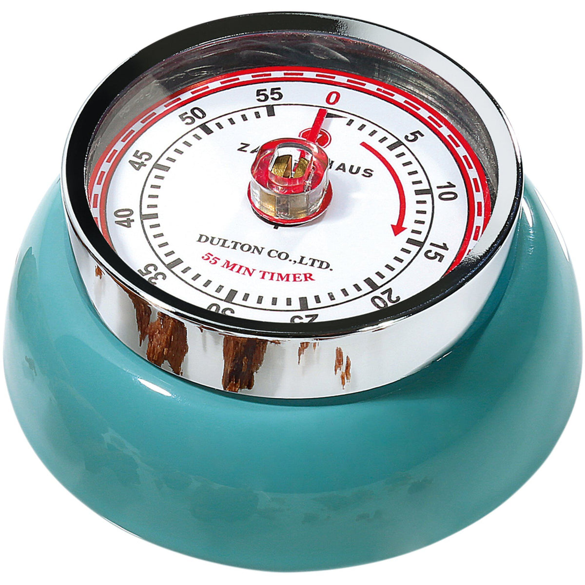 Zassenhaus Speed Timer minutur i retrodesign i petrolblå
