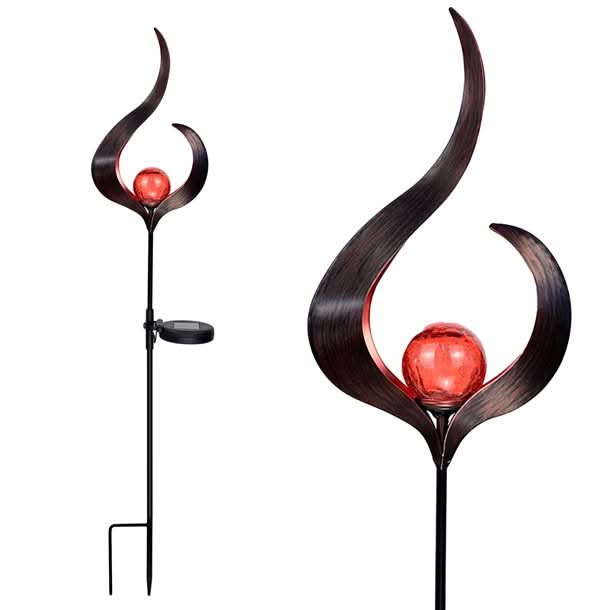 Se eZsolar Dekorativ skulpturel solcellelampe - Rød &quot;Svane&quot; - Udendørsbelysning > Solcellelamper > Dekorationsbelysning - eZsolar - Spotshop ✔ Kæmpe udvalg i  eZsolar ✔ Hurtig levering: 1 - 2 Hverdage samt billig fragt - Varenummer: SPSH-VINTAGE-10EZ og barcode / Ean: &