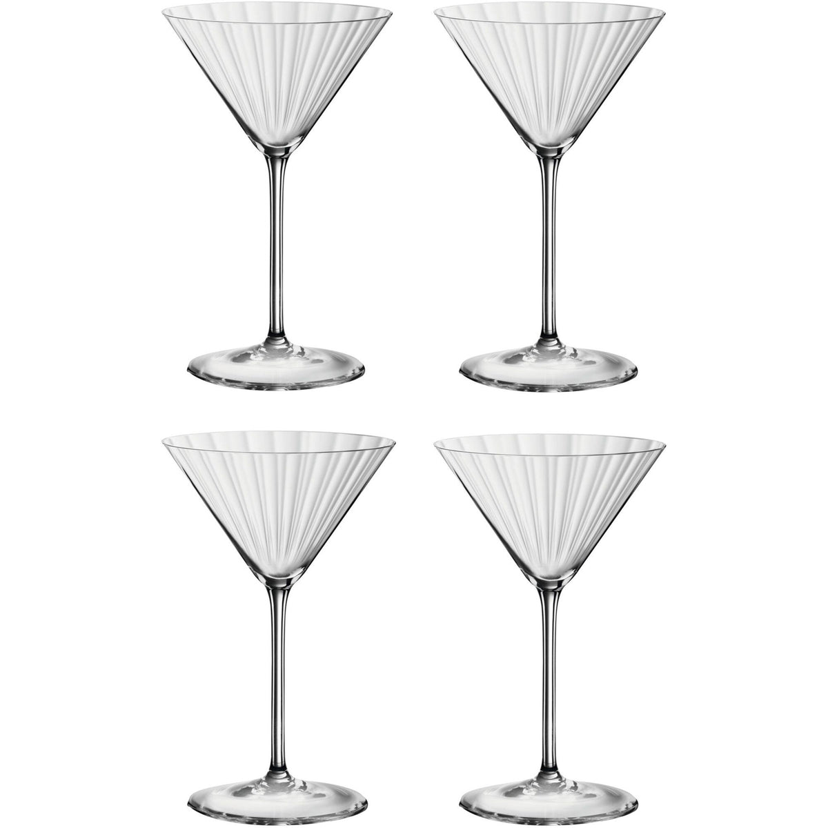 Spiegelau LifeStyle martiniglas i klart krystalglas, fire stk.
