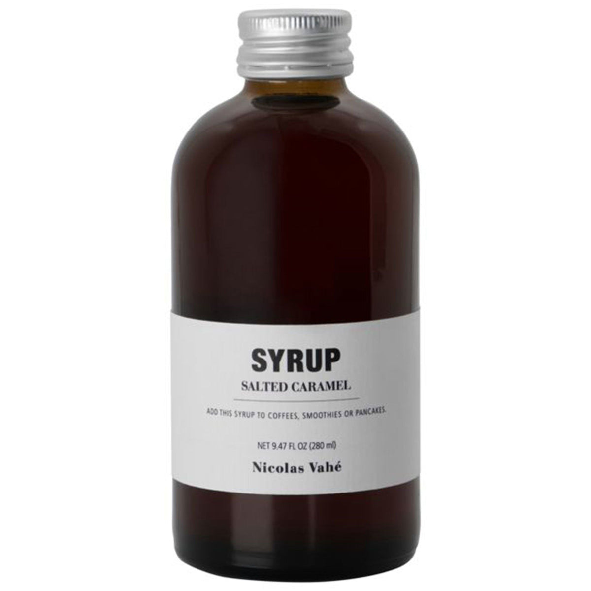 Flaske Nicolas Vahé saltkaramelsirup, 25 cl