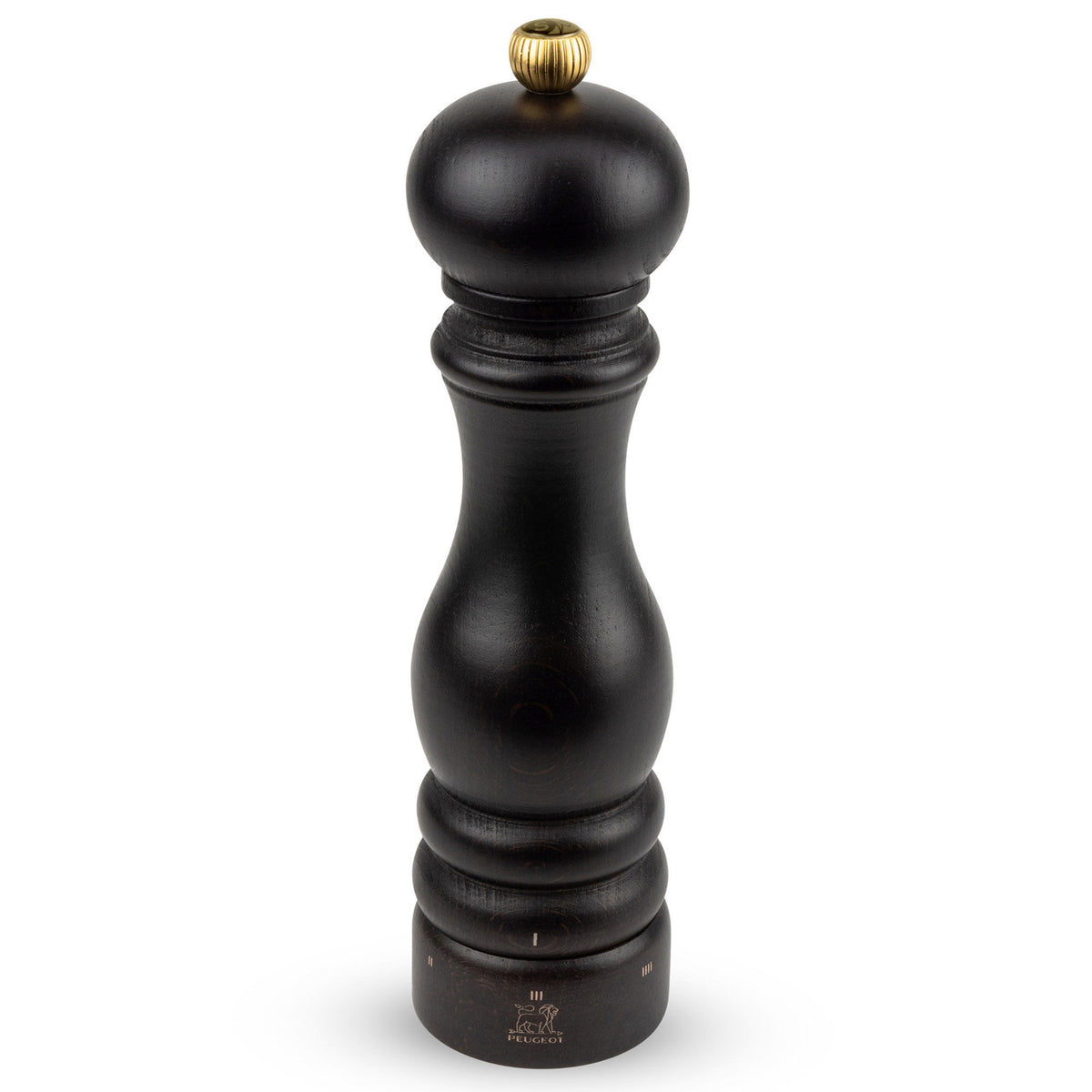 Peugeot Paris u'Select Z saltkværn i chokoladebrunt træ, 22 cm høj