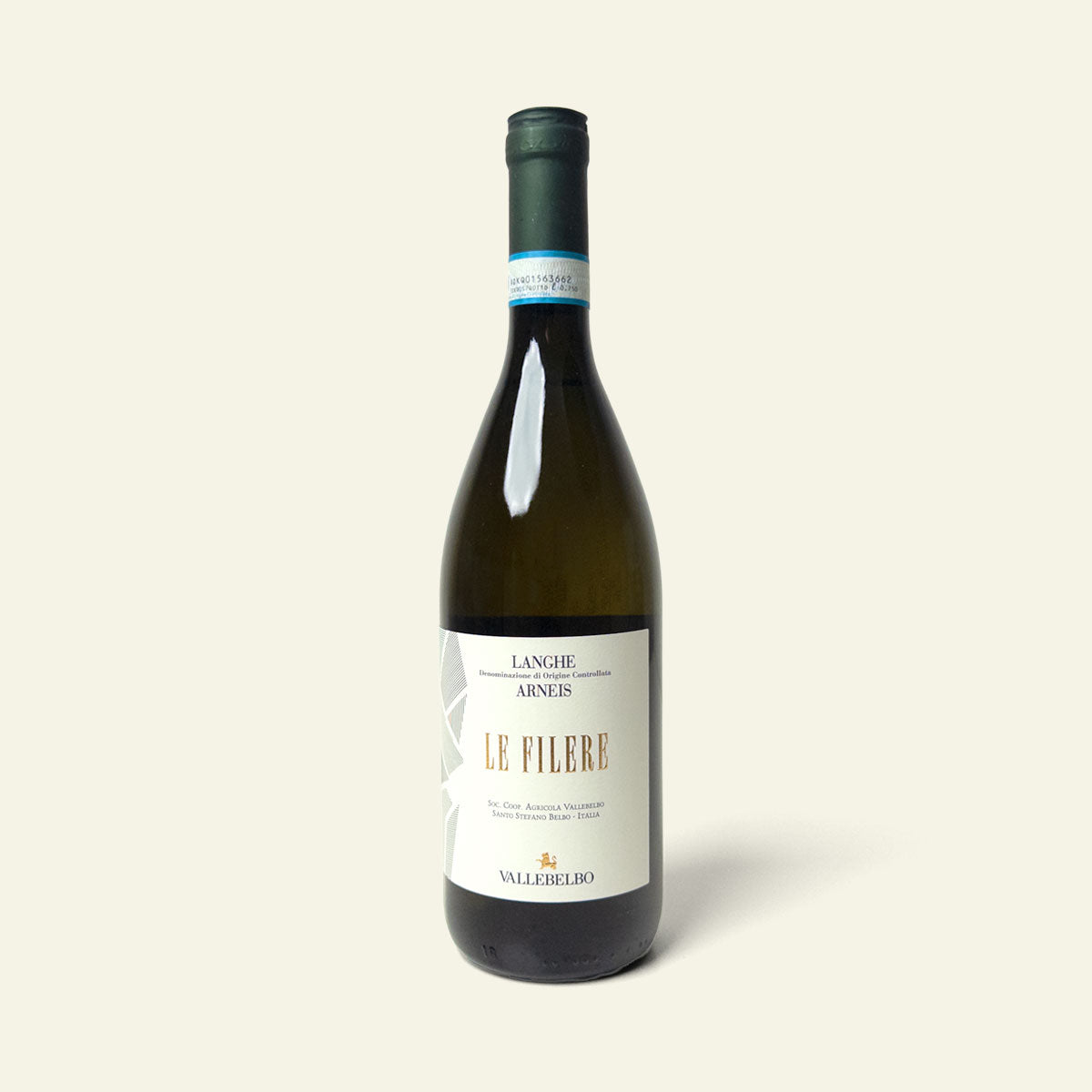Flaske Vallebelbo Le Filere Langhe DOC Arneis hvidvin