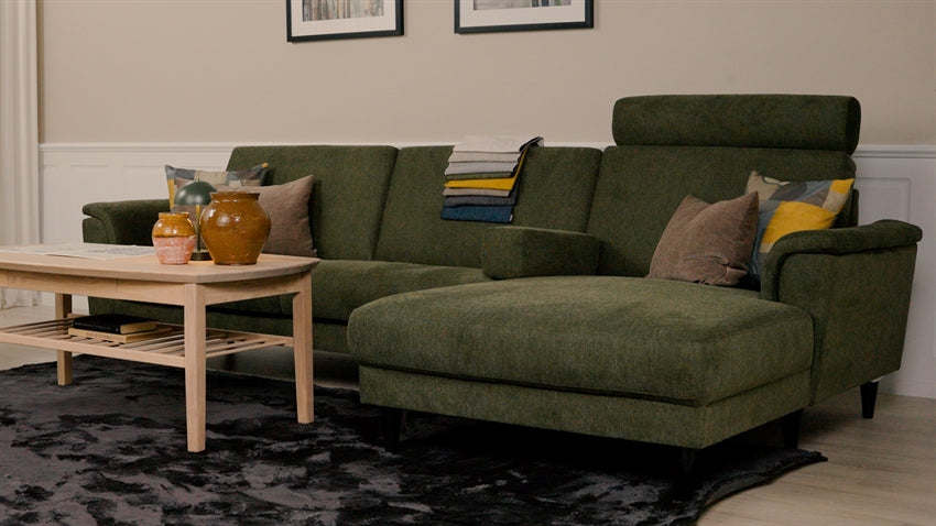 Vera modulsofa med chaiselong fra Nordic Design