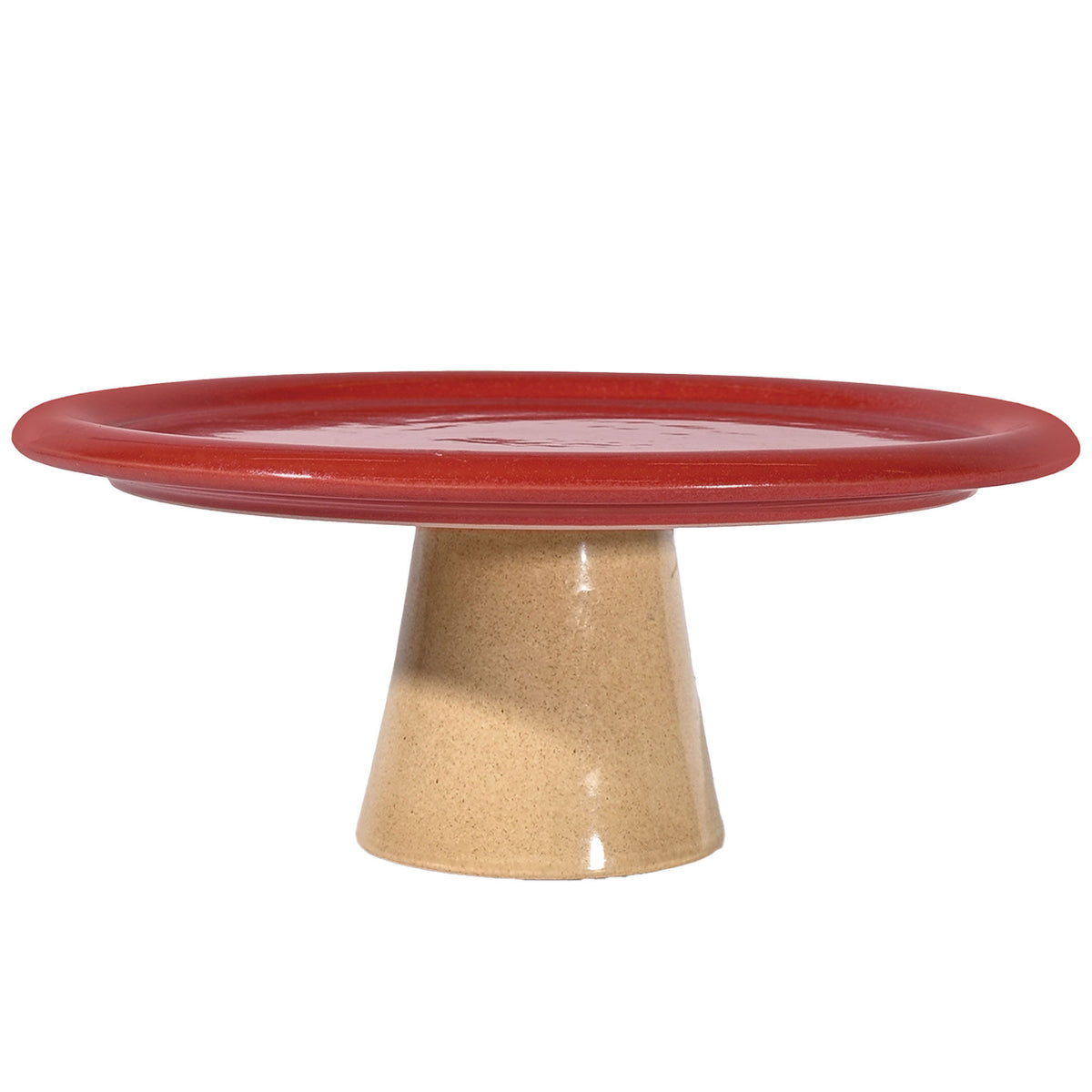 Byon Porto kagefad i rød og beige, 26,5 x 11 cm