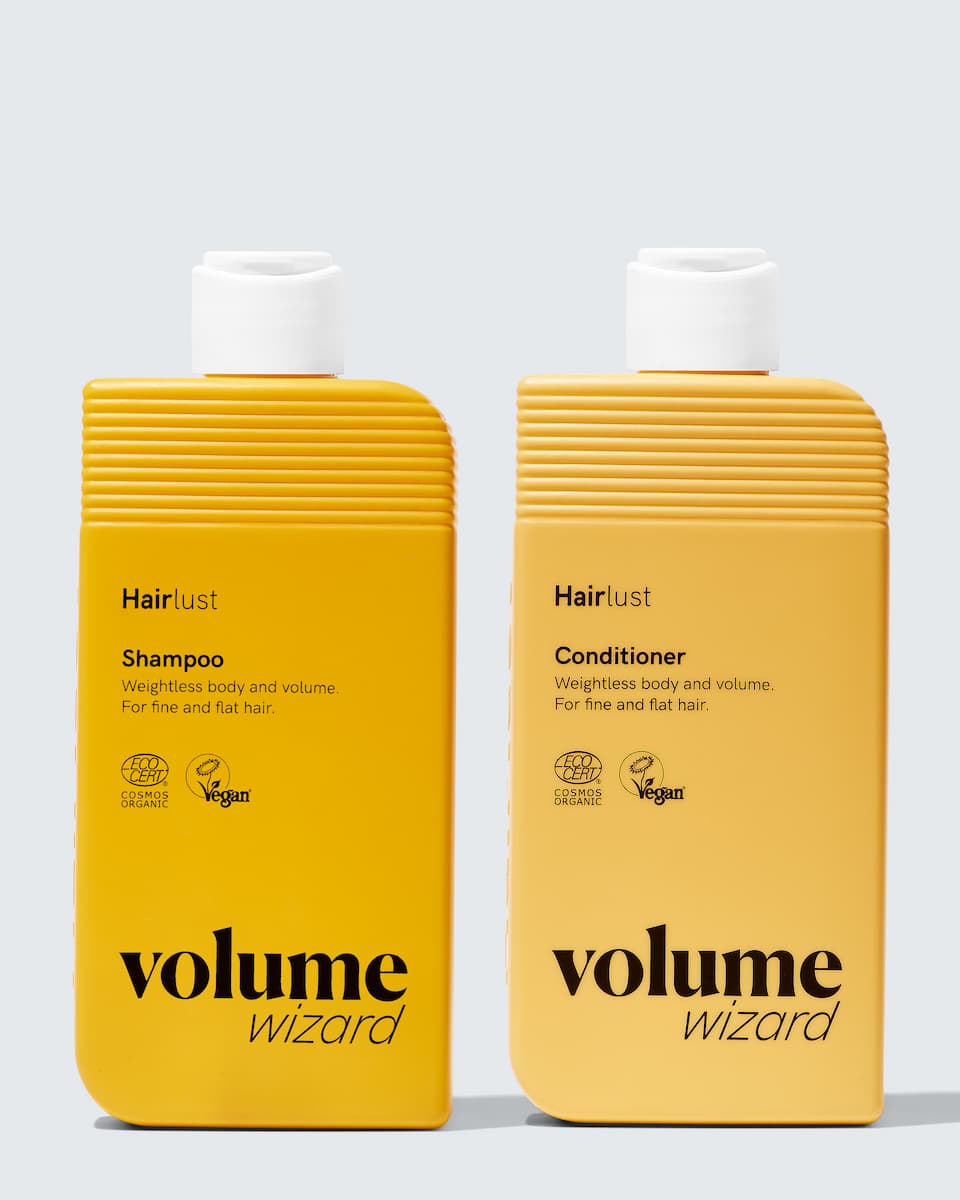 Hairlust Volume Wizard Duo, sæt med volumenshampoo og balsam til fint hår