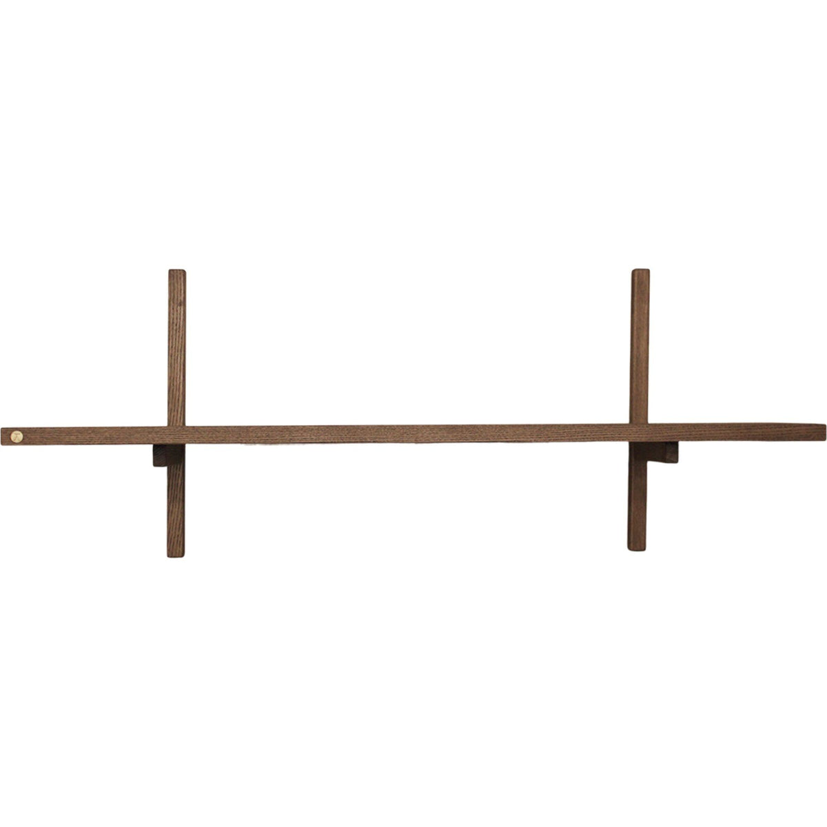 Andersen A Light Shelf hylde i massivt røget egetræ, 90 x 21 x 35 cm