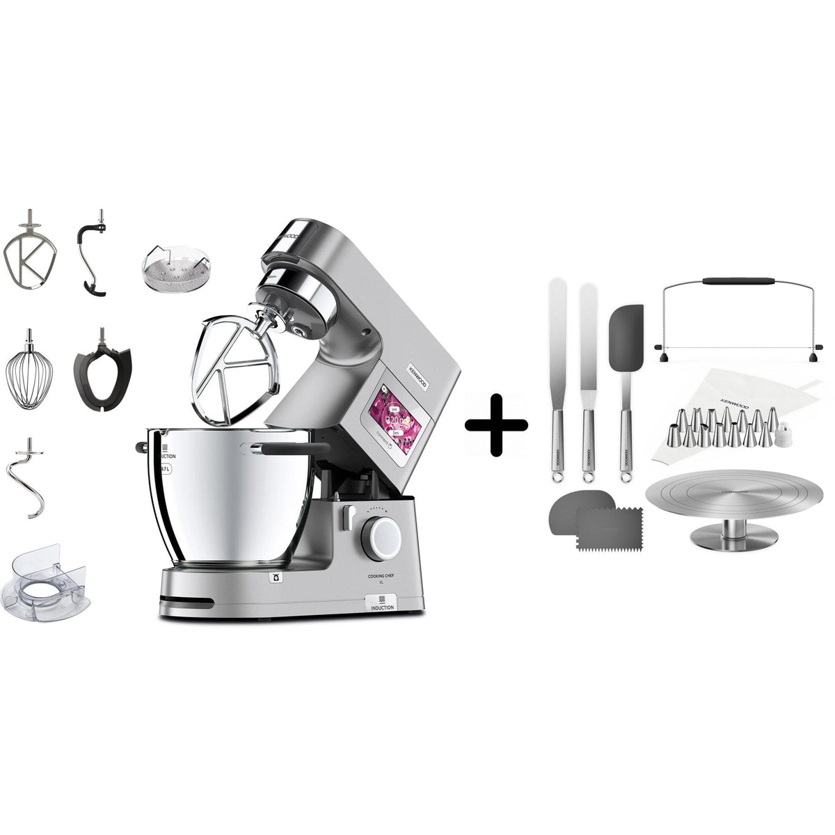 Kenwood Cooking Chef XL køkkenmaskine med KWSD100 sæt