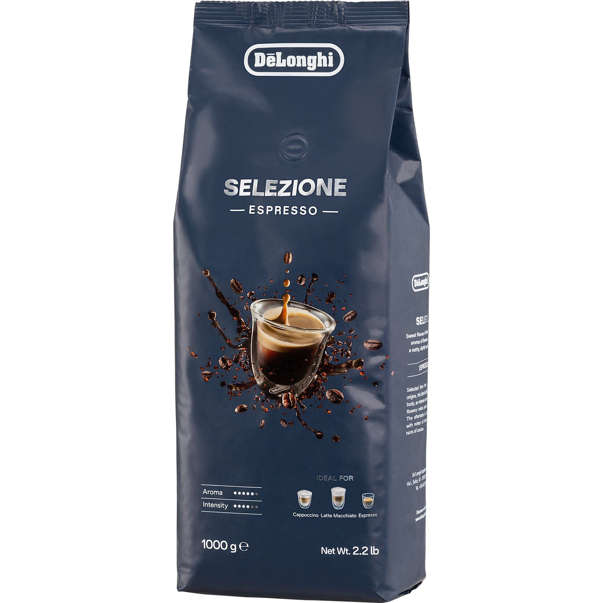 De'Longhi Selezione kaffebønner i pakning på 1 kg