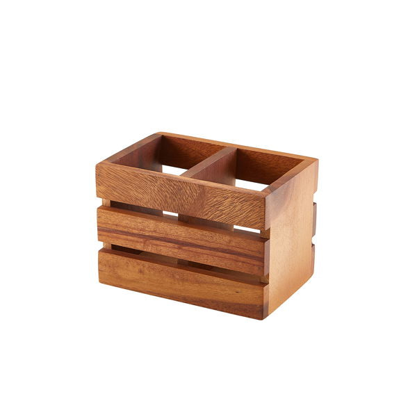 Se Genware Acacia Wood Bestikholder Med 2 Rum ✔ Kæmpe udvalg i Genware - Køb online på udsalg og tilbud lige nu ✔ Hurtig levering til lave fragtpriser - Varenummer: Barlife-1552901 og 5020403025467 på lager - Udsalg på Køkken - Borddækning - Bestik Spar helt op til 73% - Over 739 kendte mærker på udsalg