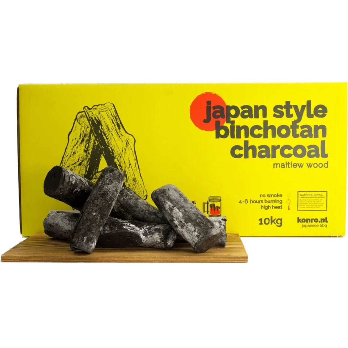 Pose med 10 kg Maitiew Wood Binchotan trækul fra Tokyo Design Studio