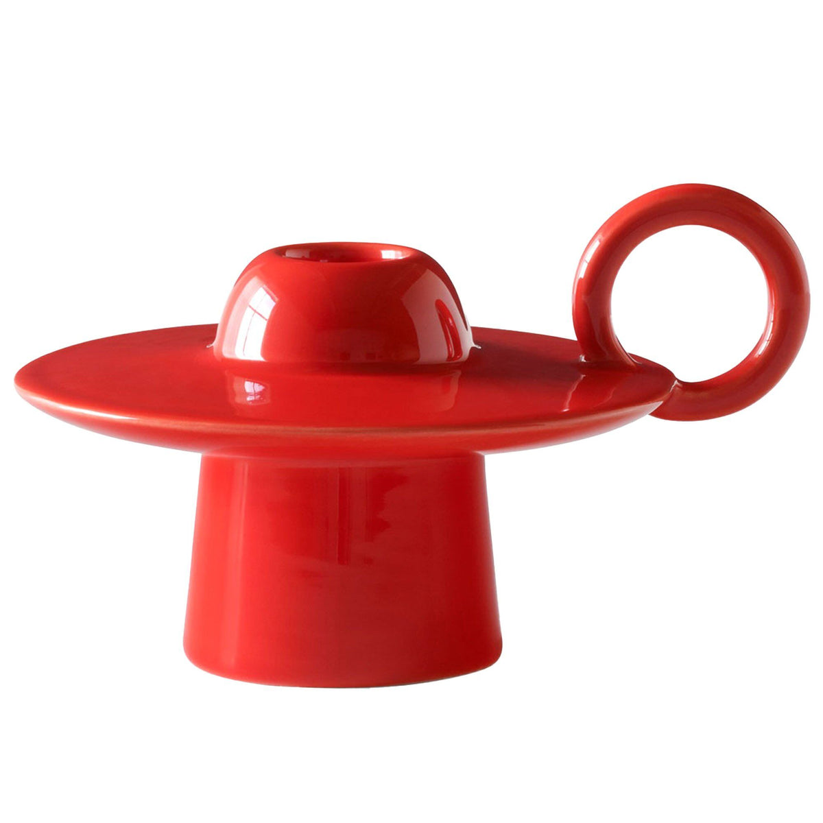 &Tradition Momento JH39 lysestage i farven poppy red designet af Jaime Hayon