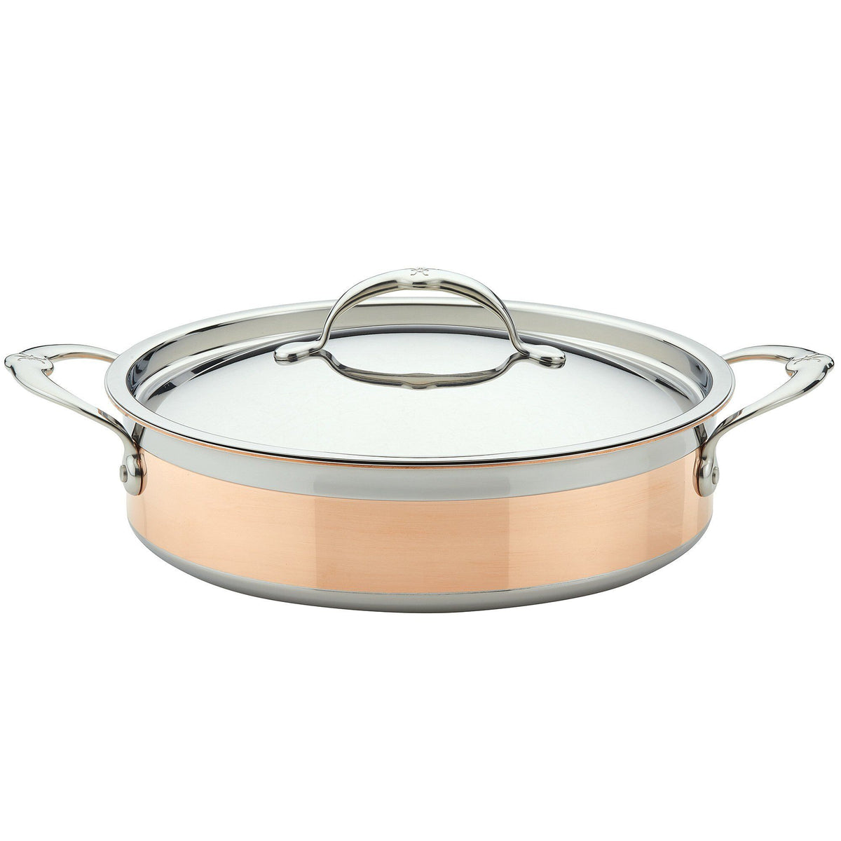 Hestan CopperBond sautépande på 26 cm med låg i rustfrit stål