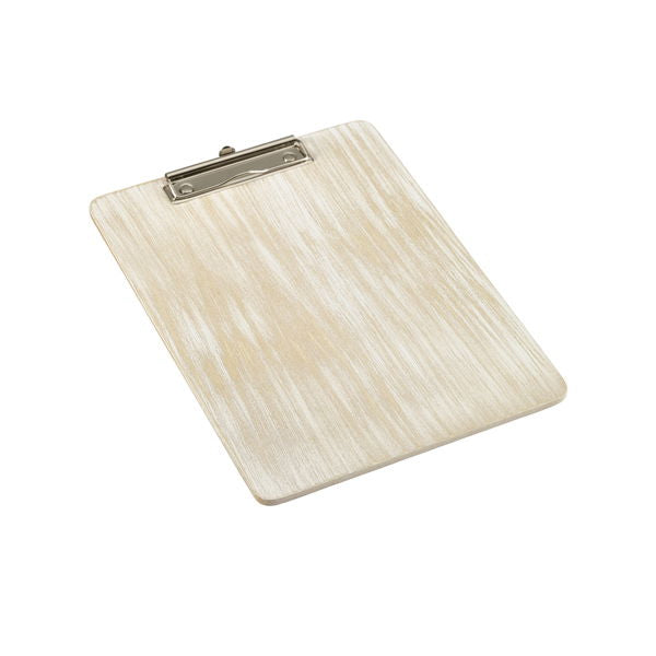 Se White Wash Wooden Menu Clipboard A4 24x32x0,6 Cm ✔ Kæmpe udvalg i Genware - Køb online på udsalg og tilbud lige nu ✔ Hurtig levering til lave fragtpriser - Varenummer: Barlife-1552895 og 5020403190424 på lager - Udsalg på Höstrea Op til 57% rabat - Kendte mærker på udsalg – over 1.329 mærker