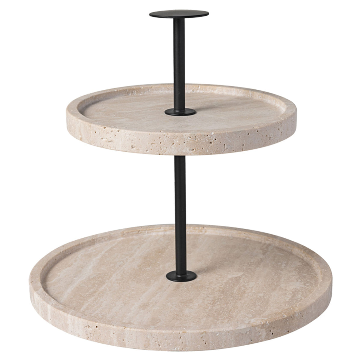 Villeroy & Boch Manufacture Travertine etagefad med to niveauer i travertin