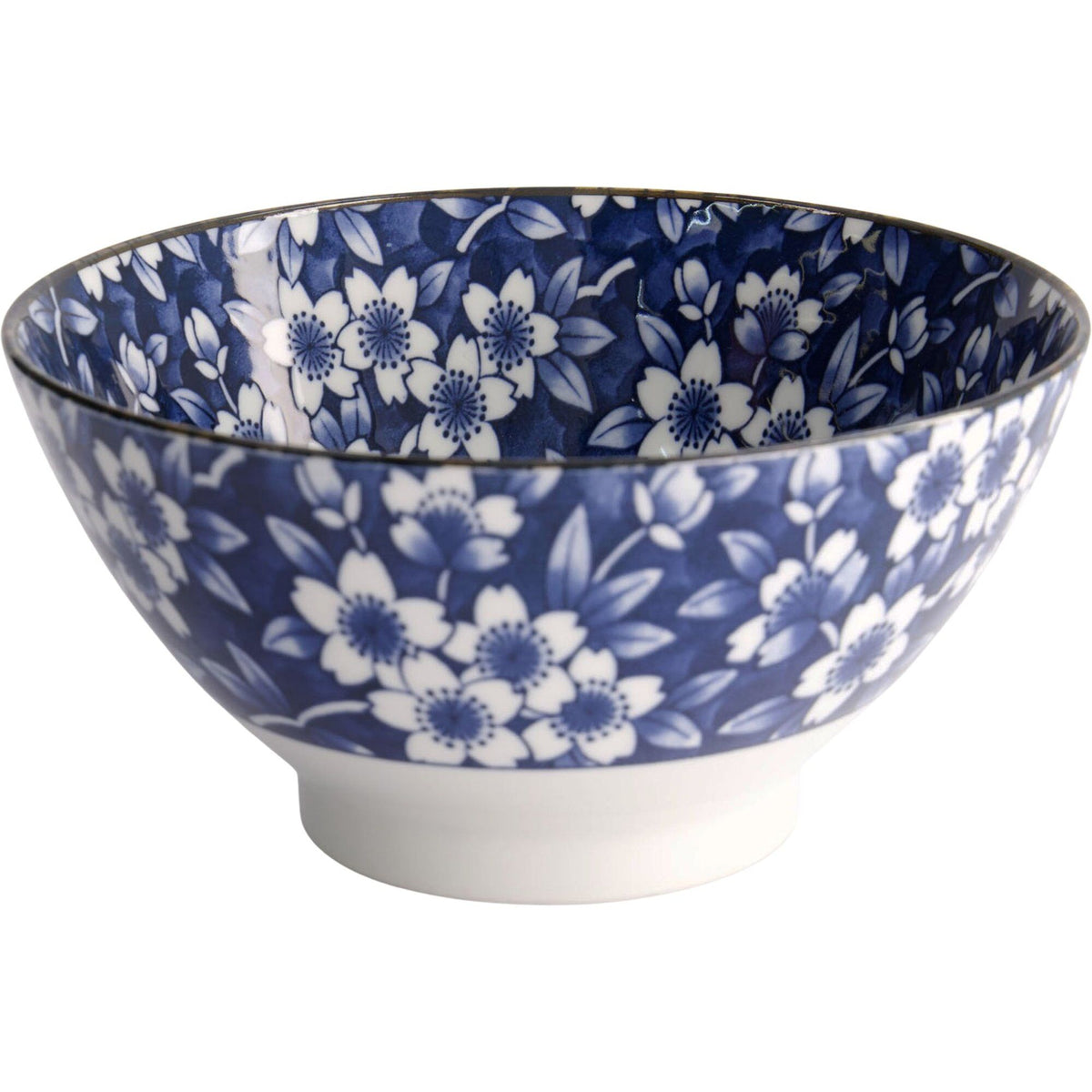 Tokyo design studio Blue Sakura ramenskål på 1.000 ml med kirsebærblomstmønster