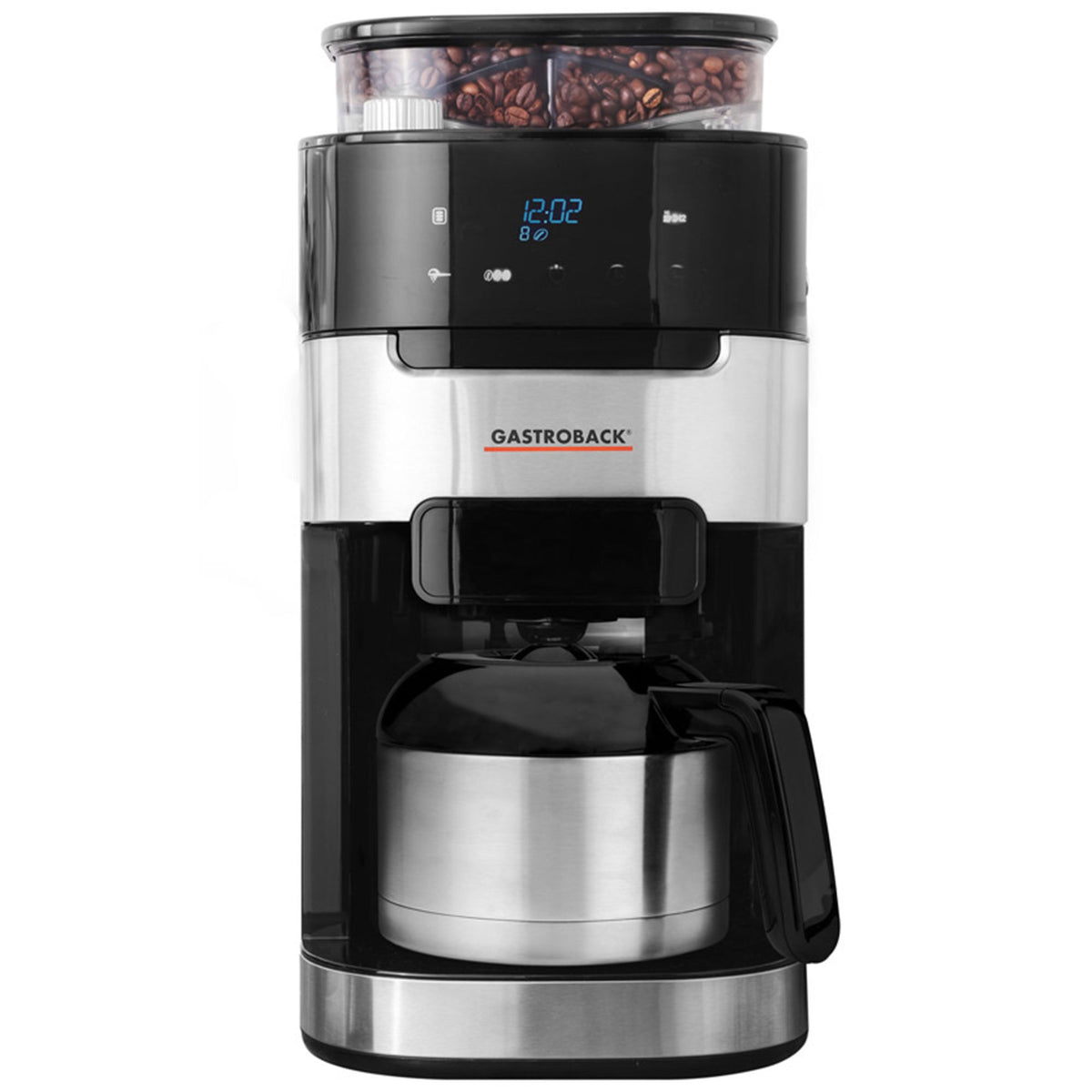 Gastroback Grind & Brew Pro filterkaffemaskine med integreret kaffekværn