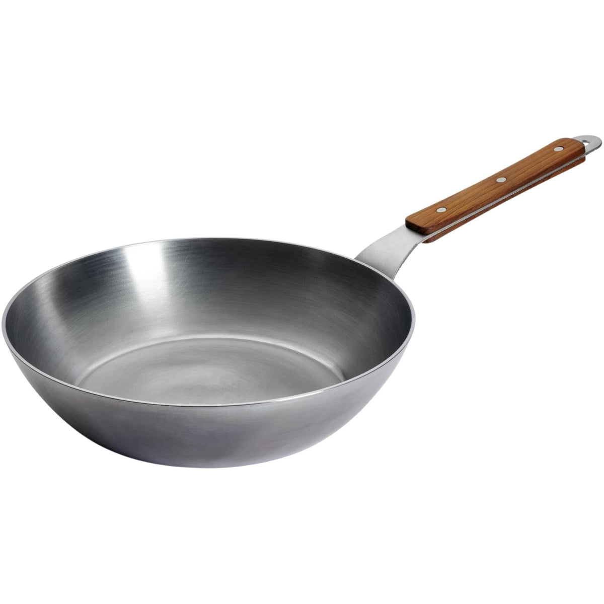 Woll Carbon Steel sauterpande i karbonstål med diameter på 28 cm