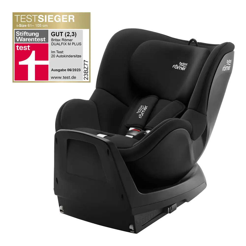Britax Römer Dualfix M Plus autostol i farven Space Black