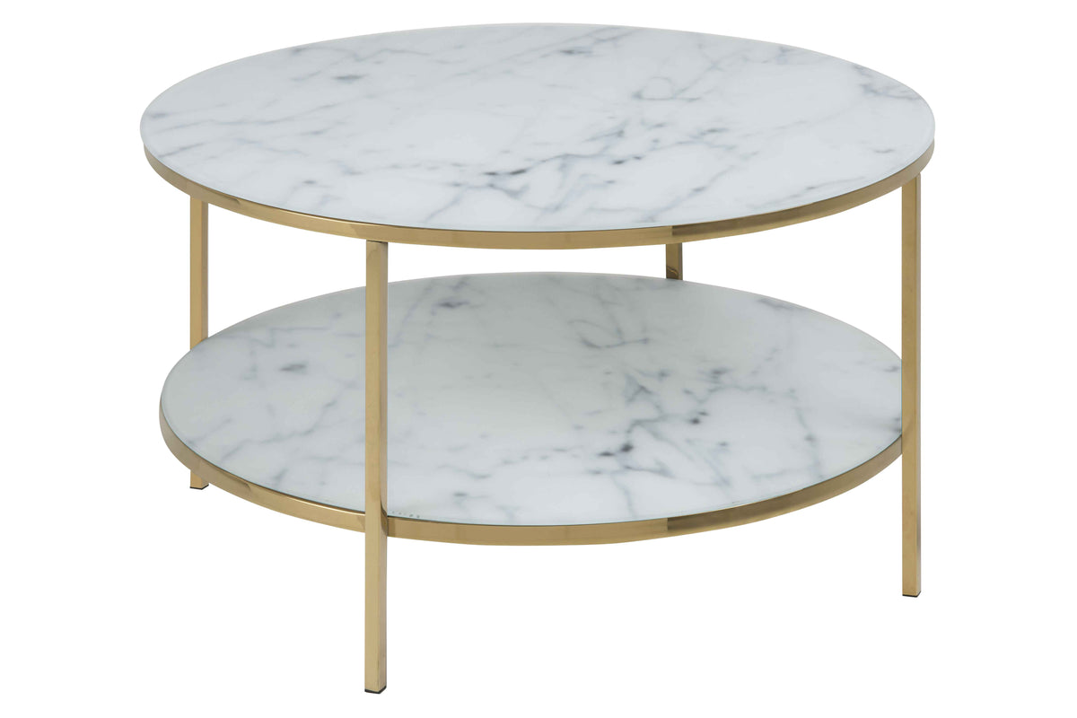 Se ACT NORDIC Alisma sofabord - glas m. hvid marmorprint/guld metal, rund (Ø:80) ❤ Kæmpe udvalg i Act Nordic - Køb online på udsalg og tilbud lige nu ❤ Meget billig fragt og hurtig levering - Varenummer: Boboonline-31734 og barcode / Ean: 5713941065261 på lager - Udsalg på Møbler,Borde,Sofaborde,
Hvide sofaborde,
Runde sofaborde,
Sofabord med opbevaring,
Sofaborde i marmor, Få op til 69% i rabat - Shop udsalg fra mere end 1.798 mærker