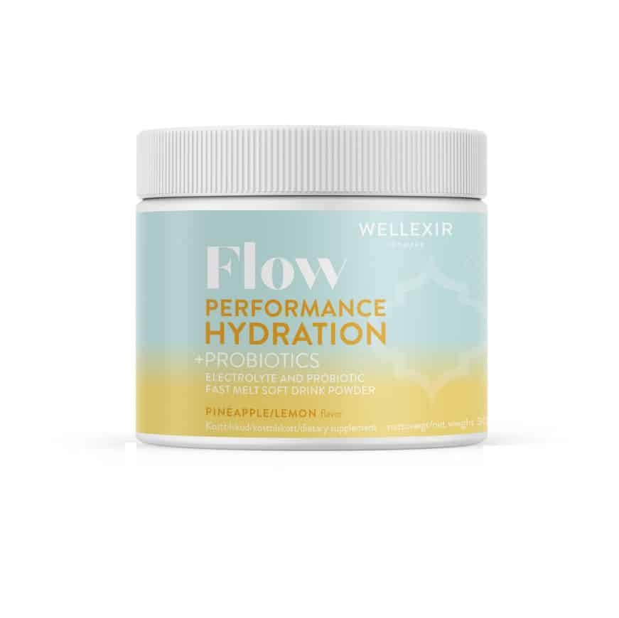 Wellexir Flow Hydration hydration-mix med smag af ananas og citron