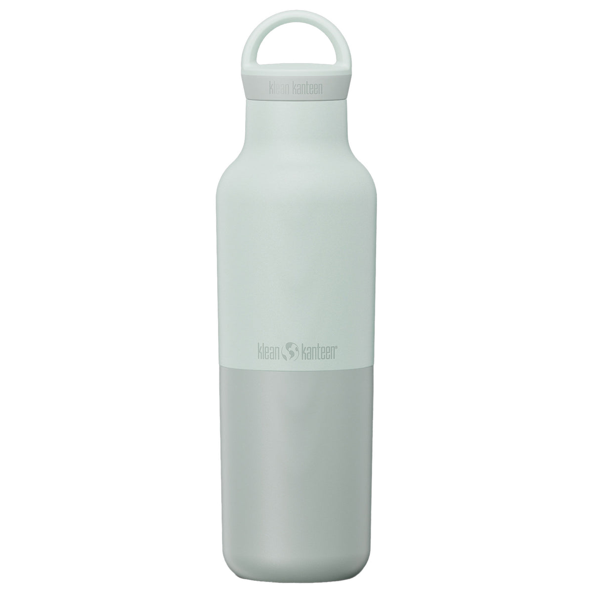 Klean Kanteen Rise Classic termoflaske i Barely Blue med Arch Loop