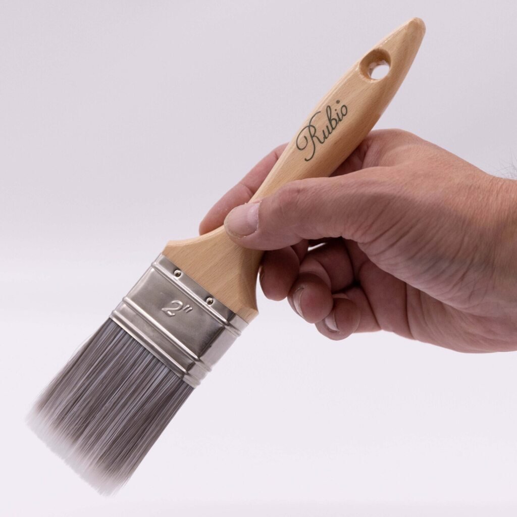 Mellemstor WoodCream Application Brush fra Rubio Monocoat til påføring på udendørs træværk