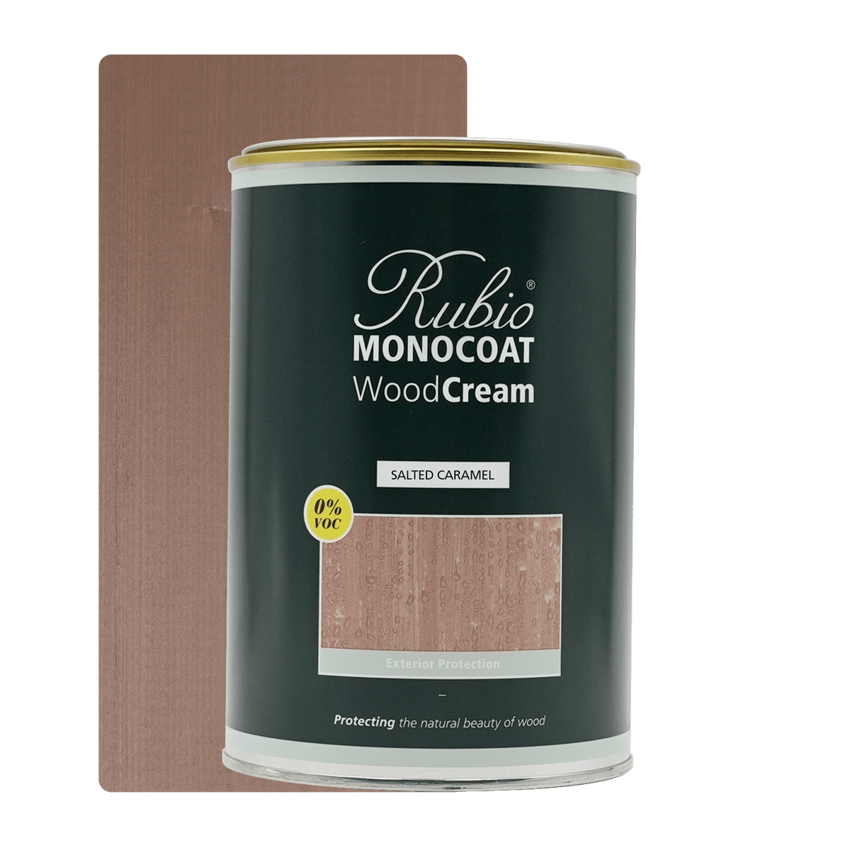 Rubio Monocoat WoodCream i farven Salted Caramel, 1 L, voksbaseret creme til træ
