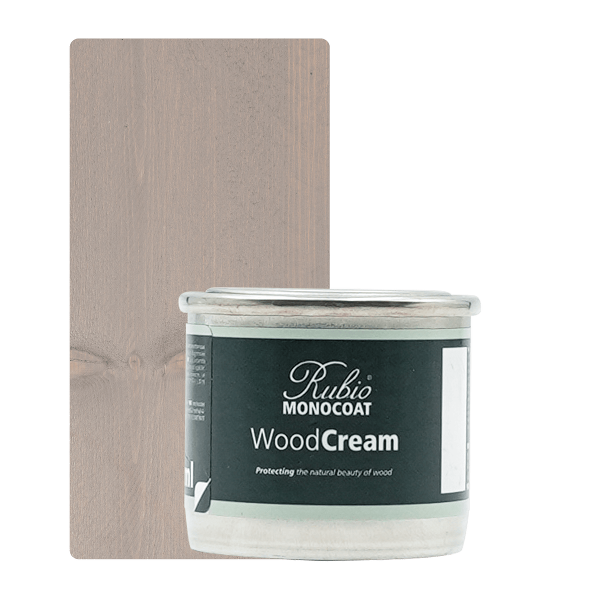 Rubio Monocoat WoodCream Charming Grey #8 voksbaseret creme i 30 ml