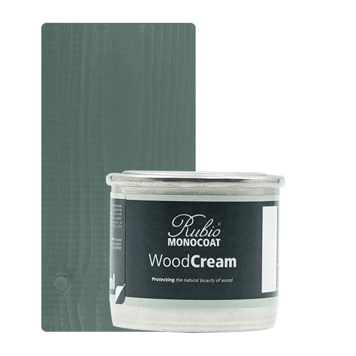 Rubio Monocoat WoodCream voksbaseret creme i farven Forest Green, 30 ml