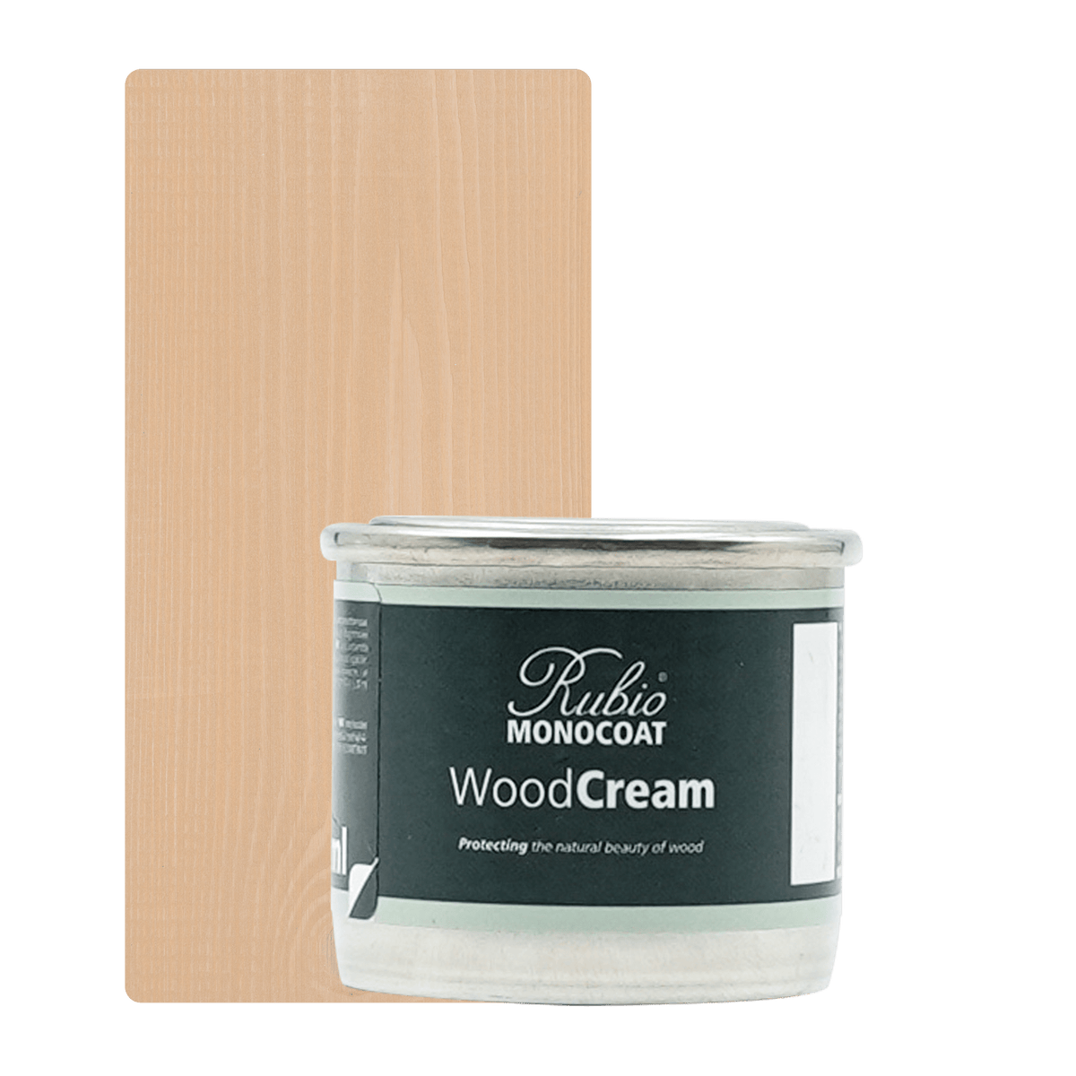 Rubio Monocoat WoodCream voksbaseret creme i farven Mocha Cream, 30 ml