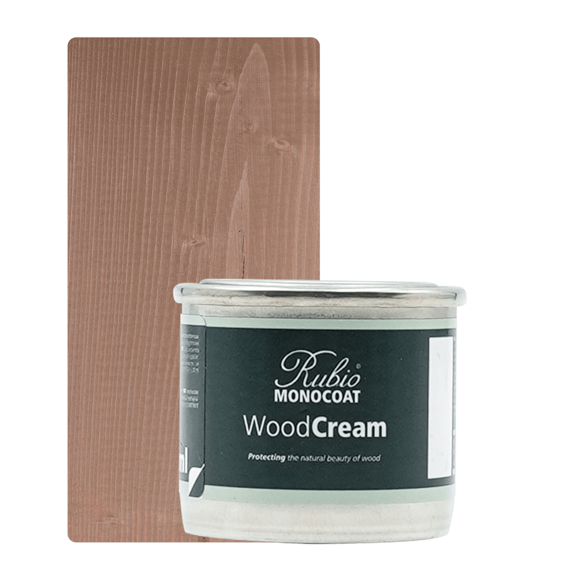 Rubio Monocoat WoodCream i farven Rich Almond, lille pakning på 30 ml