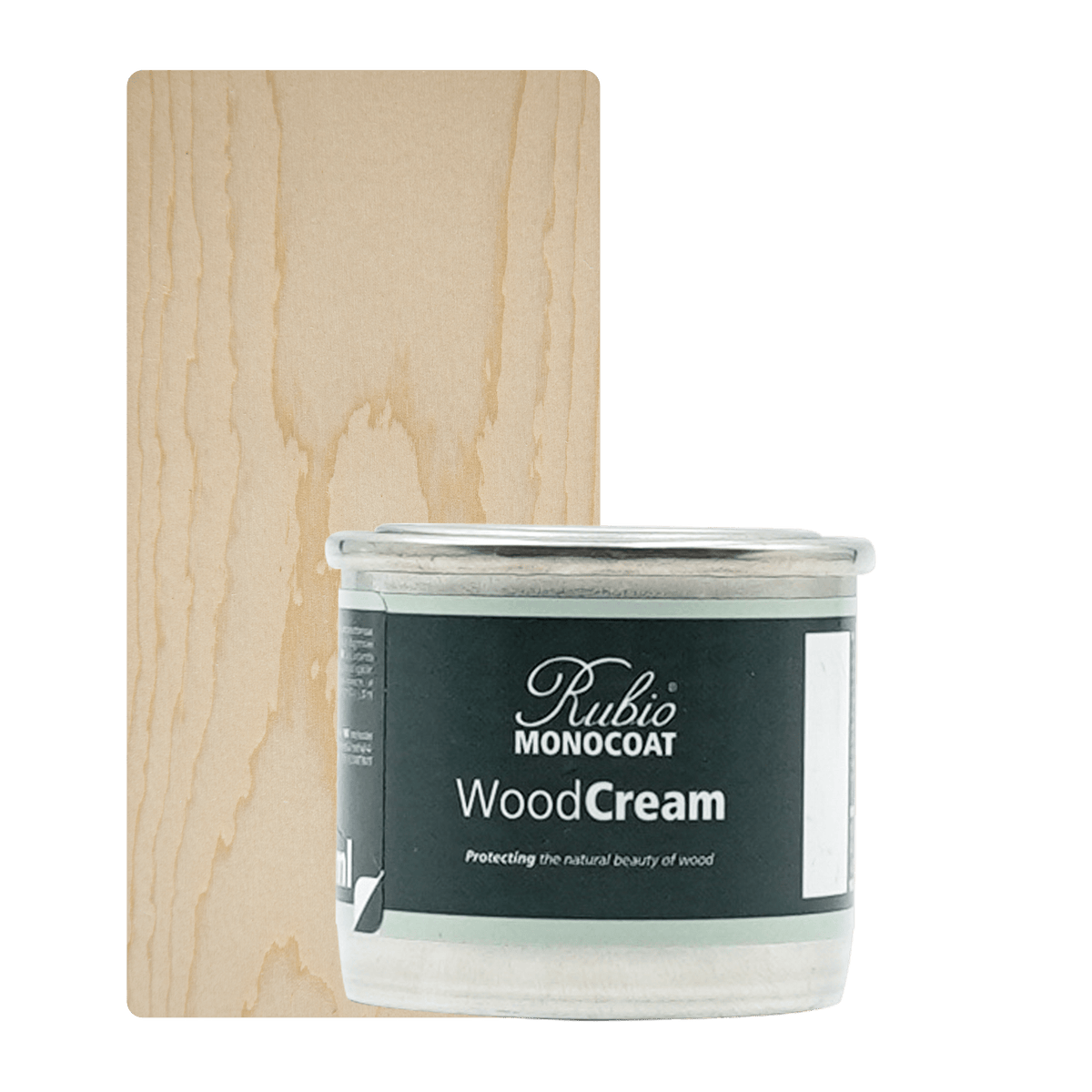 Rubio Monocoat WoodCream i Transparent #0, 30 ml voksbaseret creme til udendørs træ