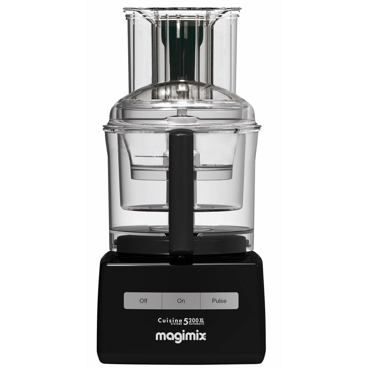 Sort Magimix CS 5200 XL jubilæum foodprocessor med tilbehørsdele