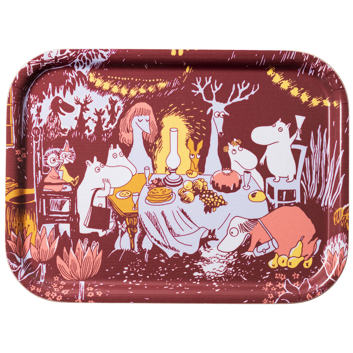 Arabia Mumin-bakke Festlige Stunder, 27 x 20 cm, med muminmotiver