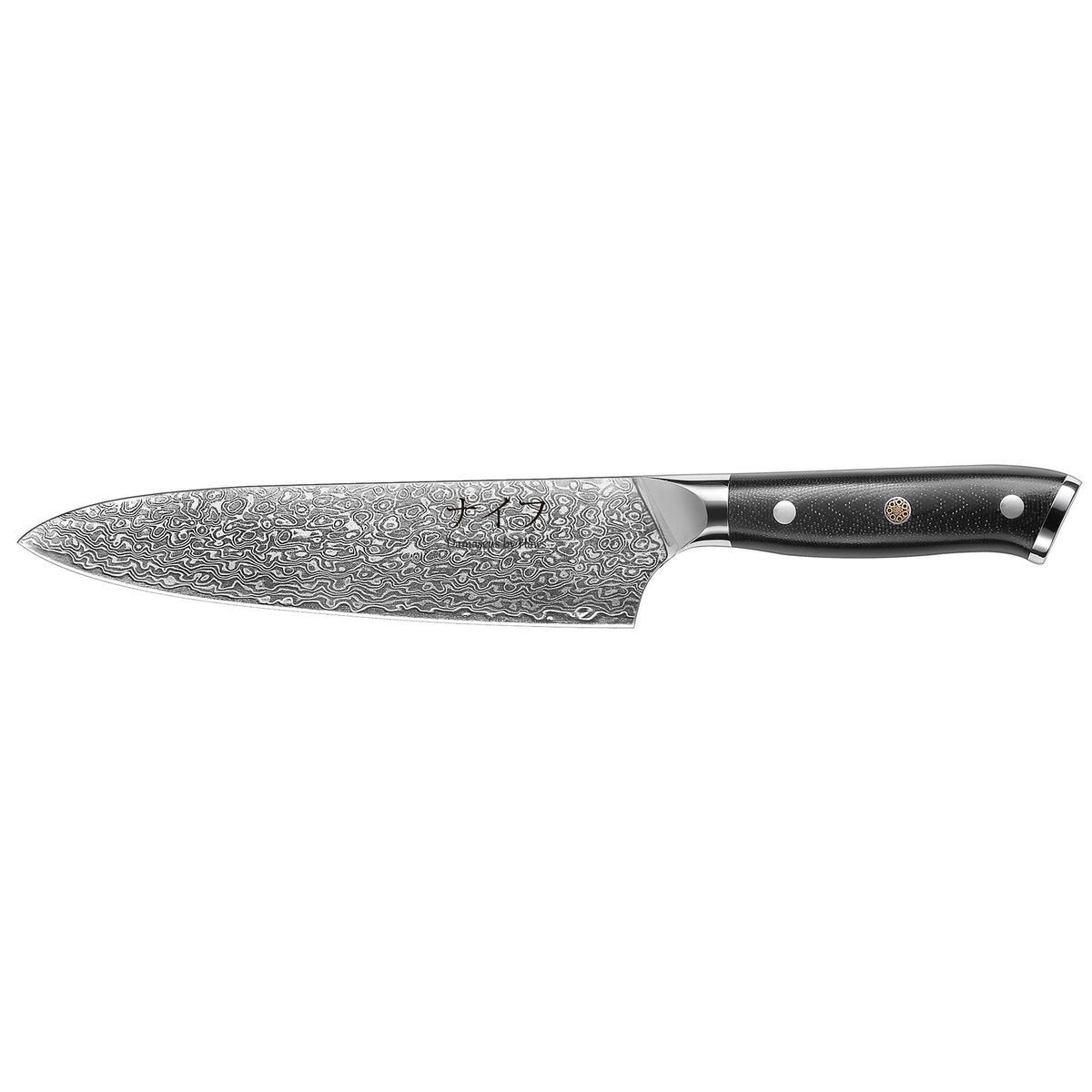 Hâws Damascus kokkekniv på 33,5 cm